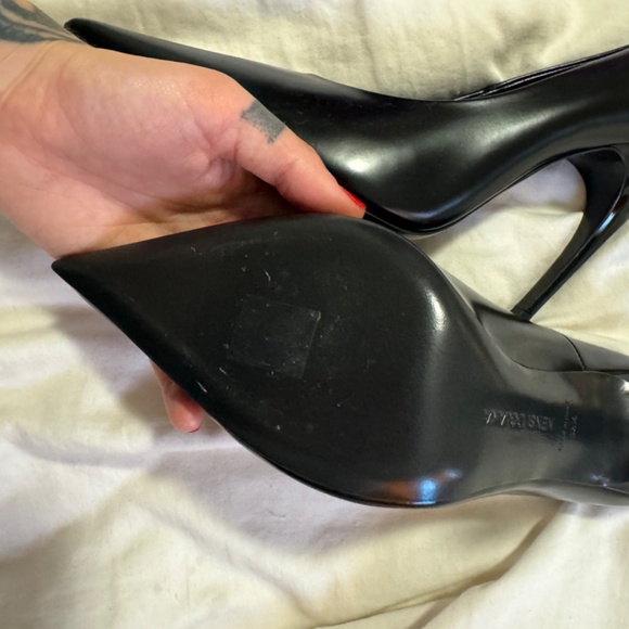 Nensi Dojaka Black Heeled Pumps size 38.5 - Picture 3 of 3